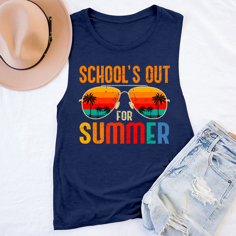 School's Out For Summer Teacher Tank Top