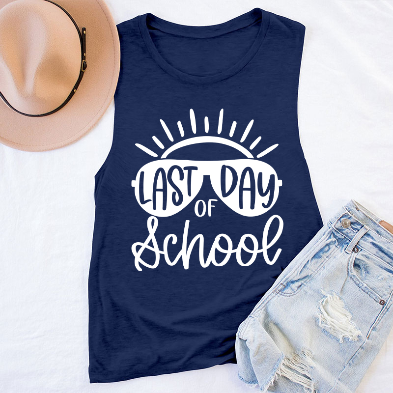 Last Day Of School Teacher Tank Top