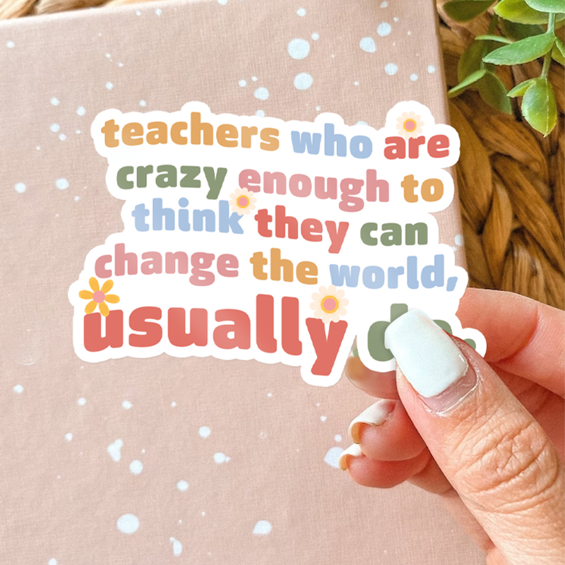 Teacher Change The World Teacher Stickers