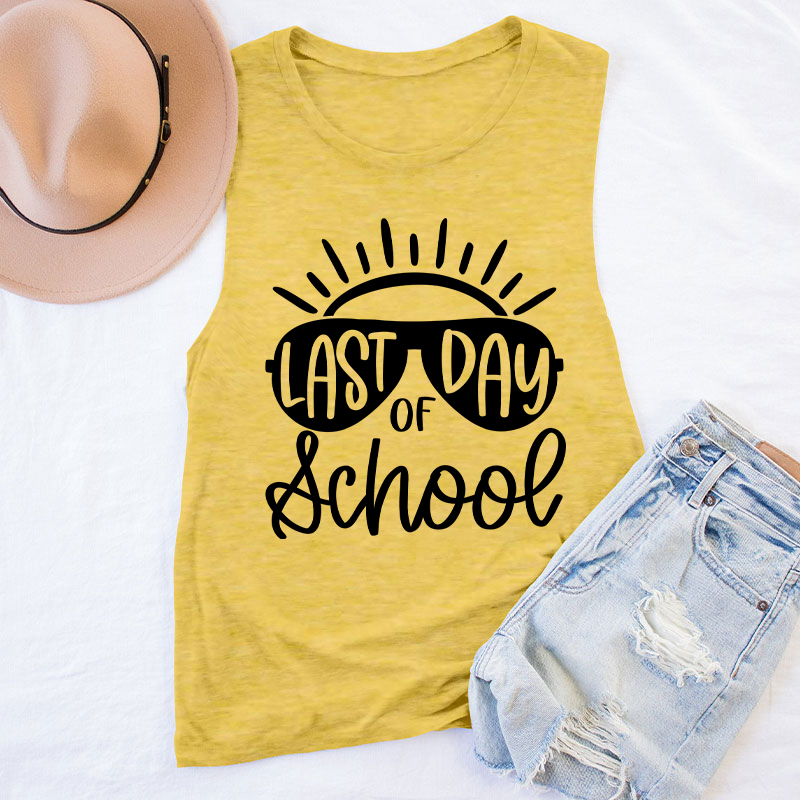 Last Day Of School Teacher Tank Top