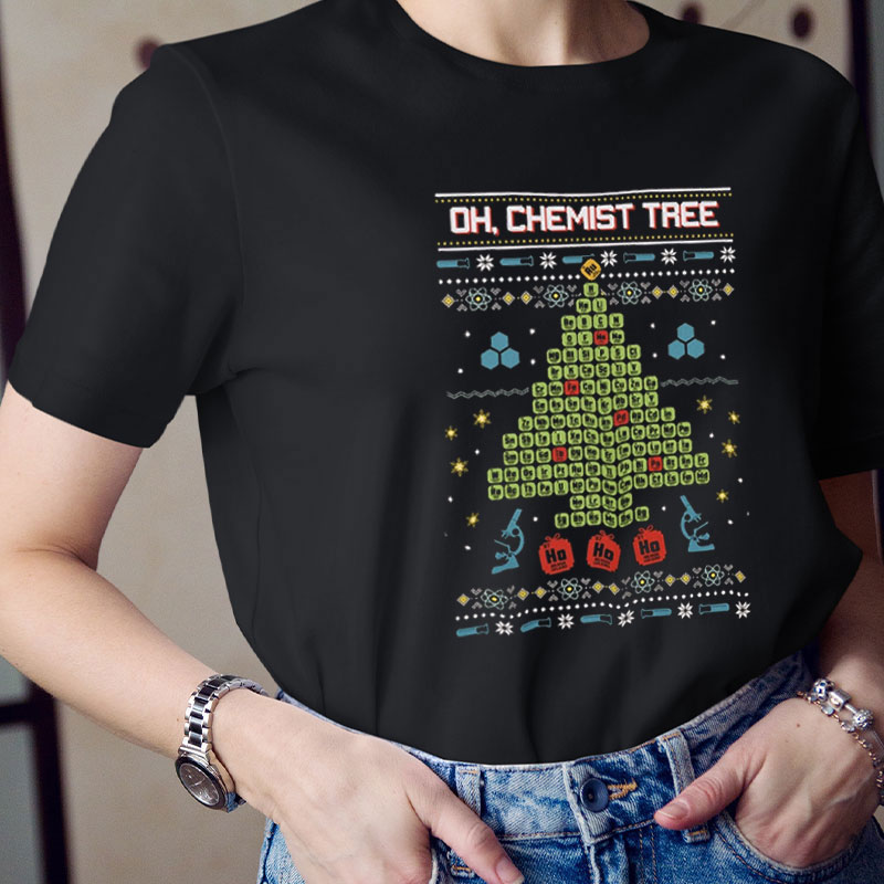 Oh Chemist Tree Teacher T-Shirt