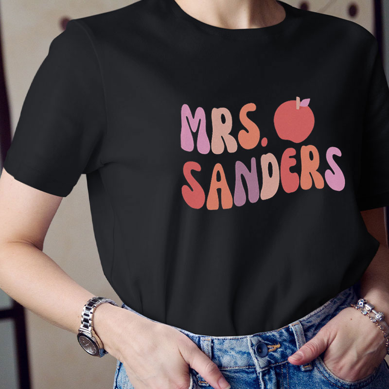 Personalized This Is Who I Am Teacher T-Shirt