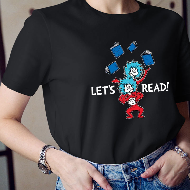 Let's Read Kids Teacher T-Shirt