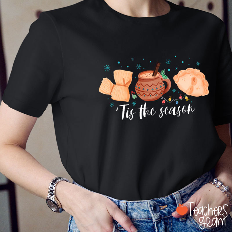 Tis The Season Feliz Navidad Spanish Teacher T-Shirt