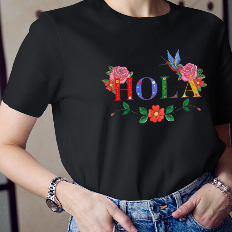 Hola Spanish Teacher T-Shirt