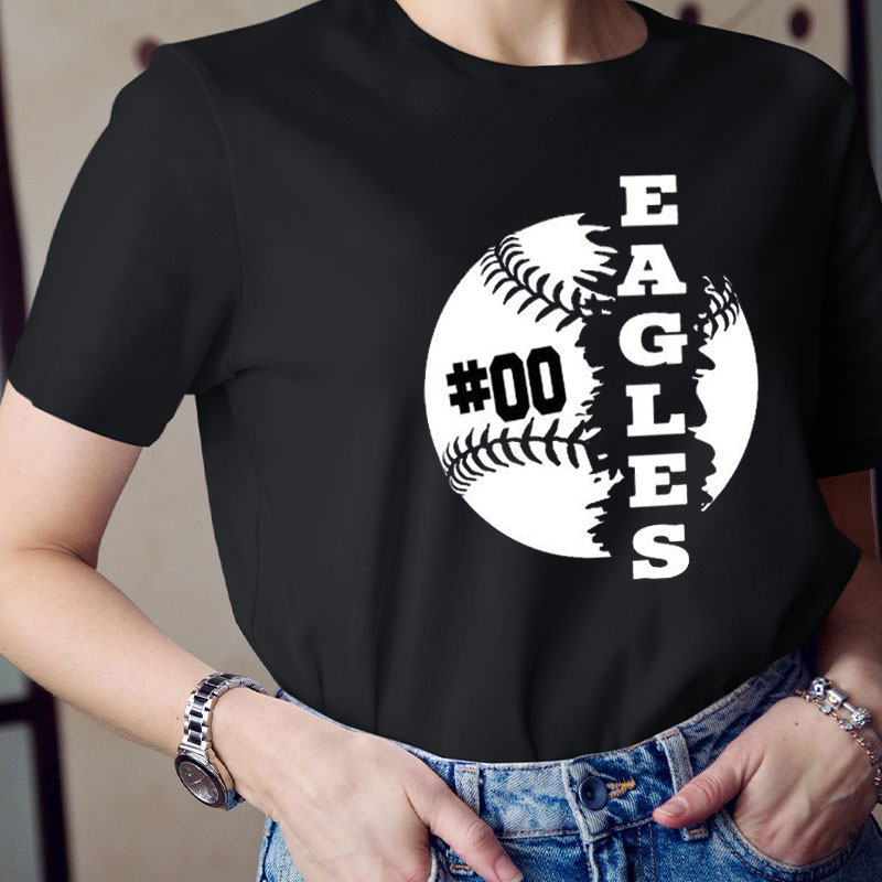 Personalized Sport School Mascot Custom Spirit Teacher T-Shirt