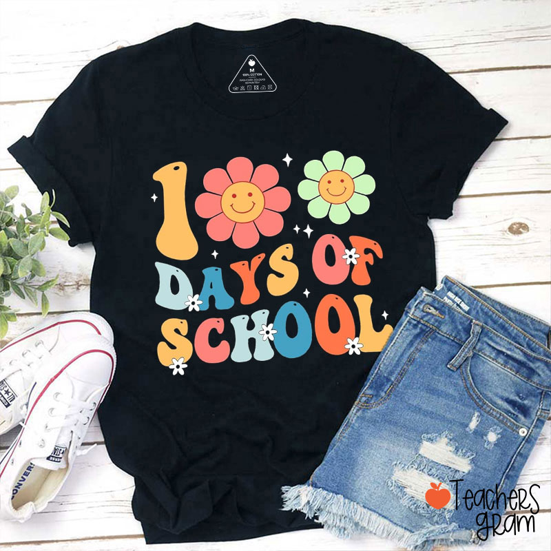 100 Days Of School Teacher T-Shirt