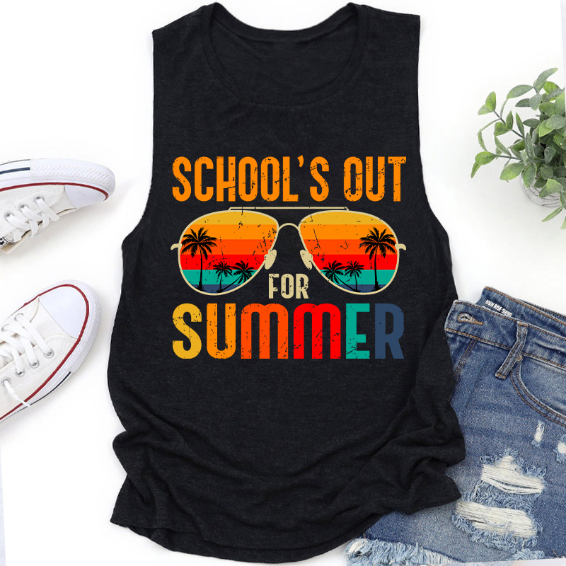 School's Out For Summer Teacher Tank Top