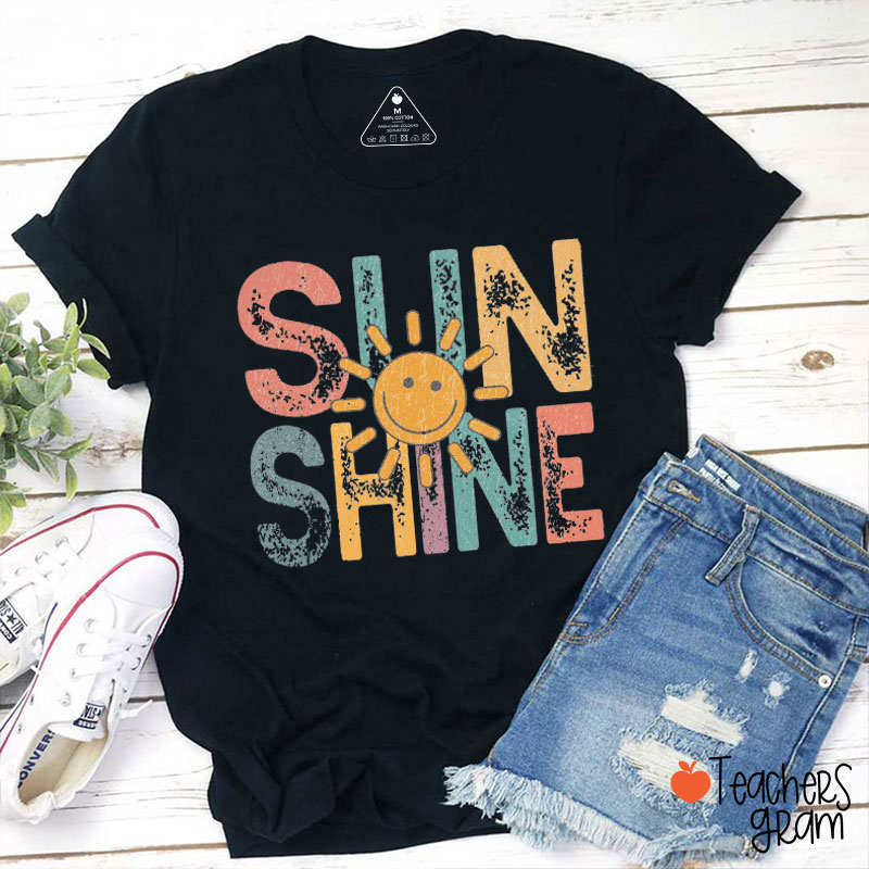 Hello Sunshine Hello Summer Teacher T-Shirt