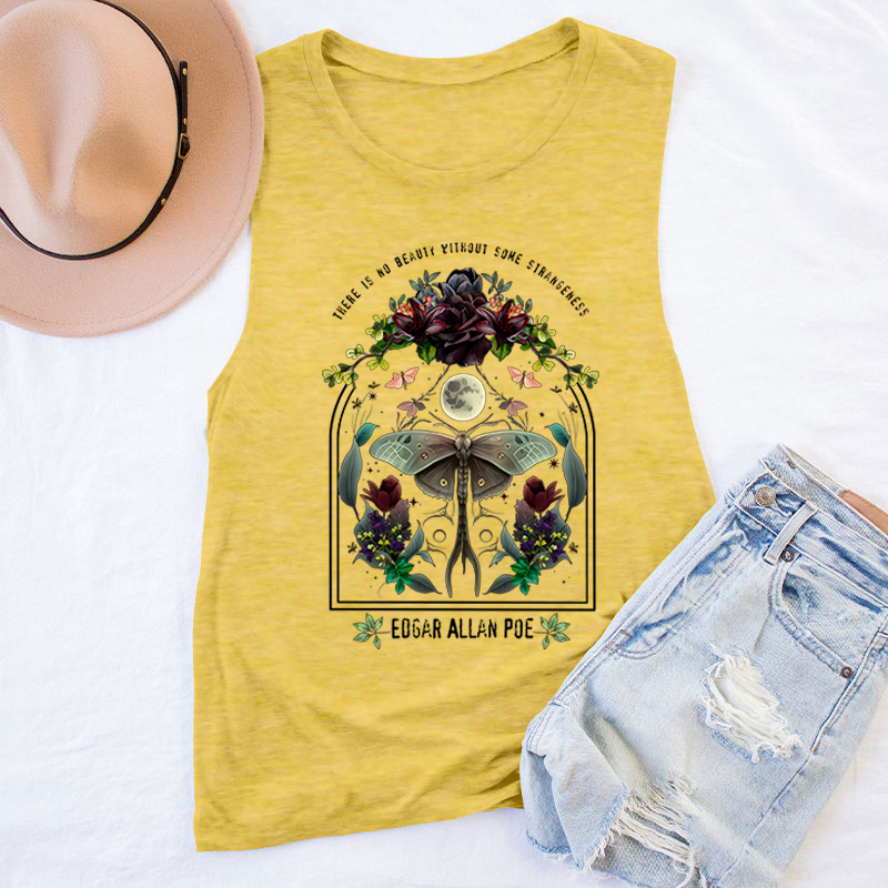 There Is No Beauty Without Some Strangeness Teacher Tank Top