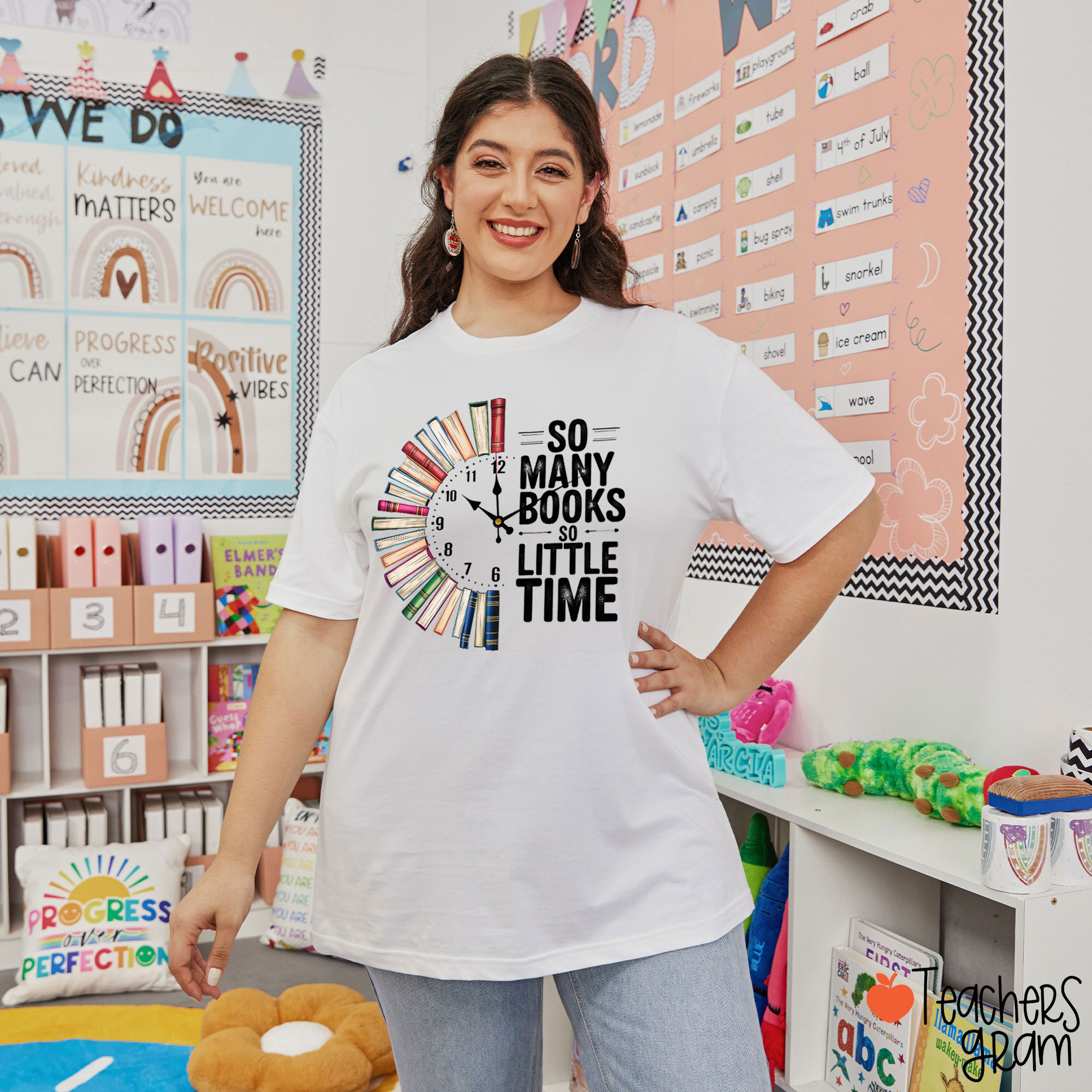 So Many Books So Little Time Teacher T-Shirt