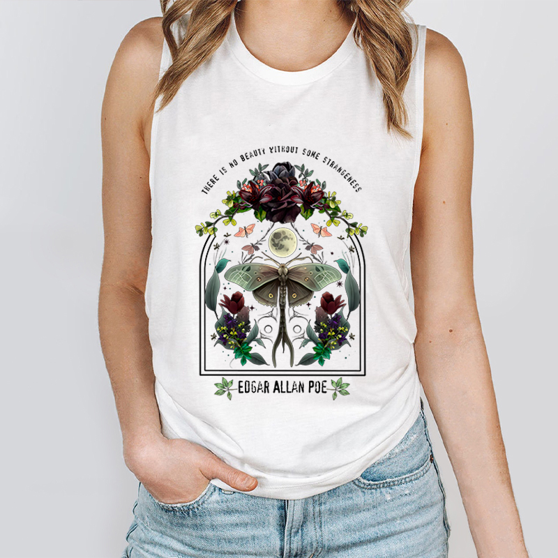 There Is No Beauty Without Some Strangeness Teacher Tank Top