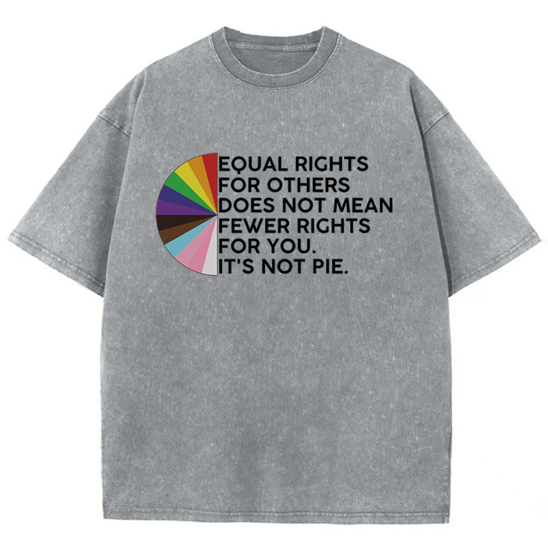 Equal Rights For Others Teacher Washed T-Shirt