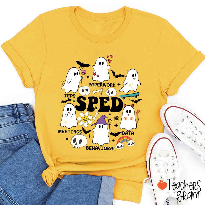 Special Education Halloween SPED Teacher T-Shirt