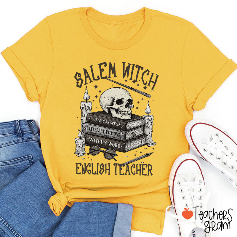 Salem Witch English Teacher Teacher T-Shirt