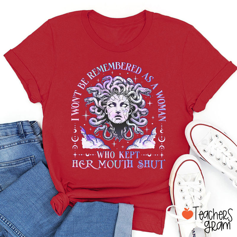 Medusa Feminist Teacher T-Shirt