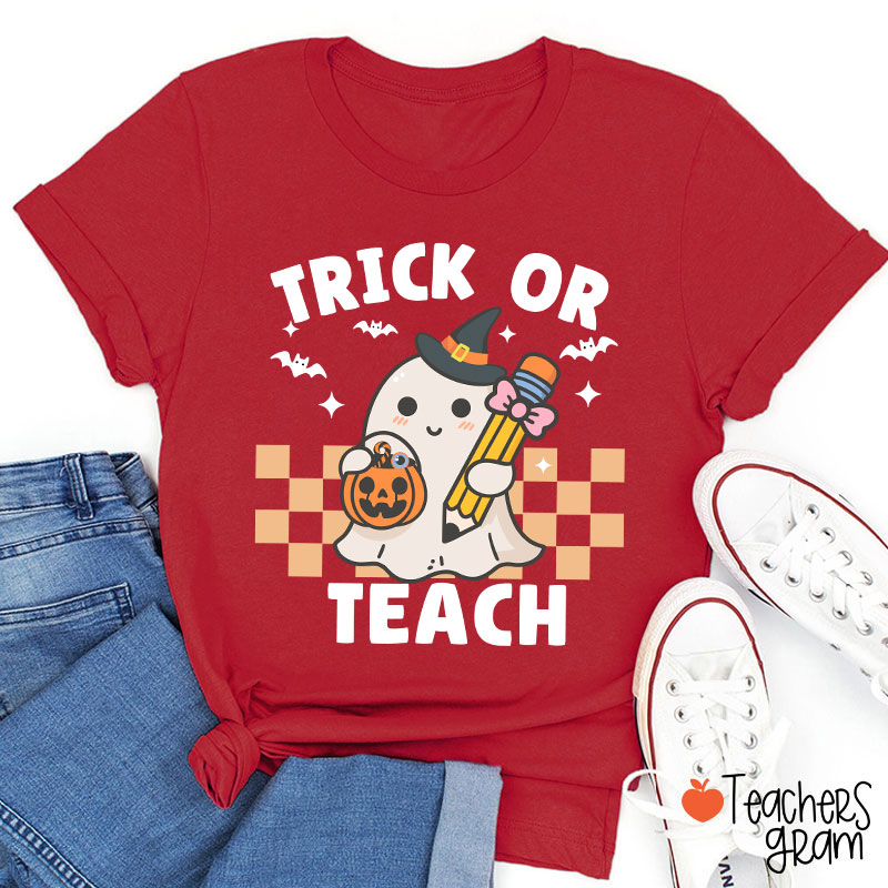 Halloween Trick Or Teach Teacher T-Shirt