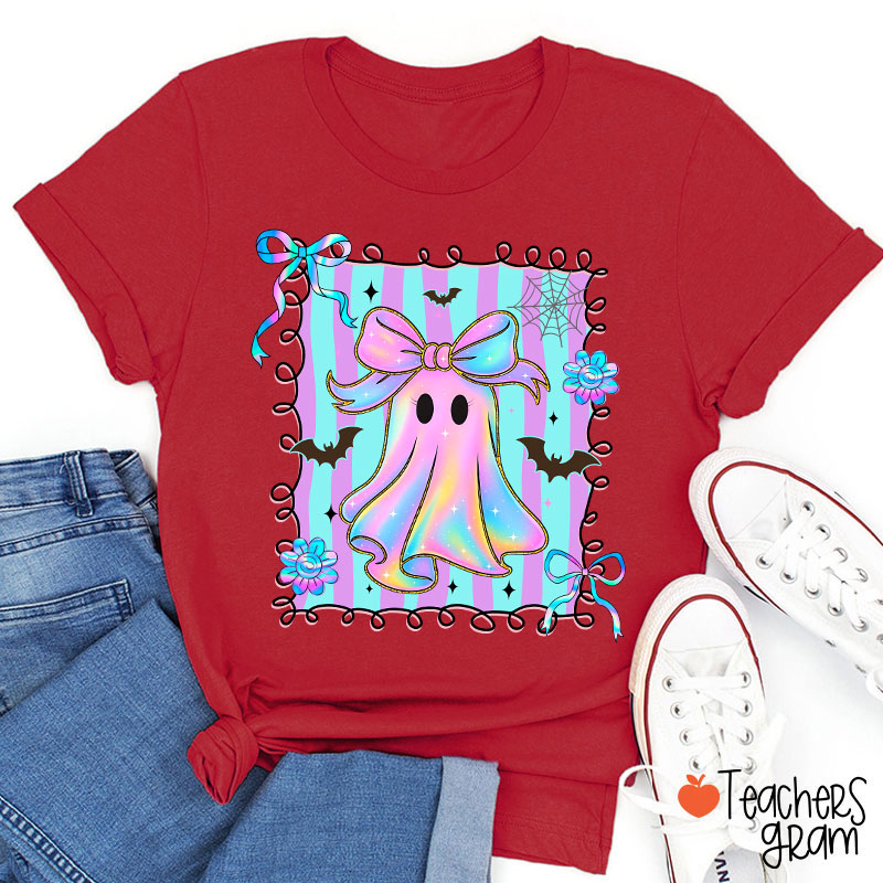 Neon Ghost Teacher T-Shirt