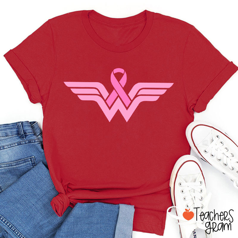 Strong Woman Cancer Fighter Teacher T-Shirt