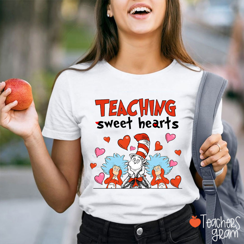 Teaching Sweet Hearts Teacher T-Shirt