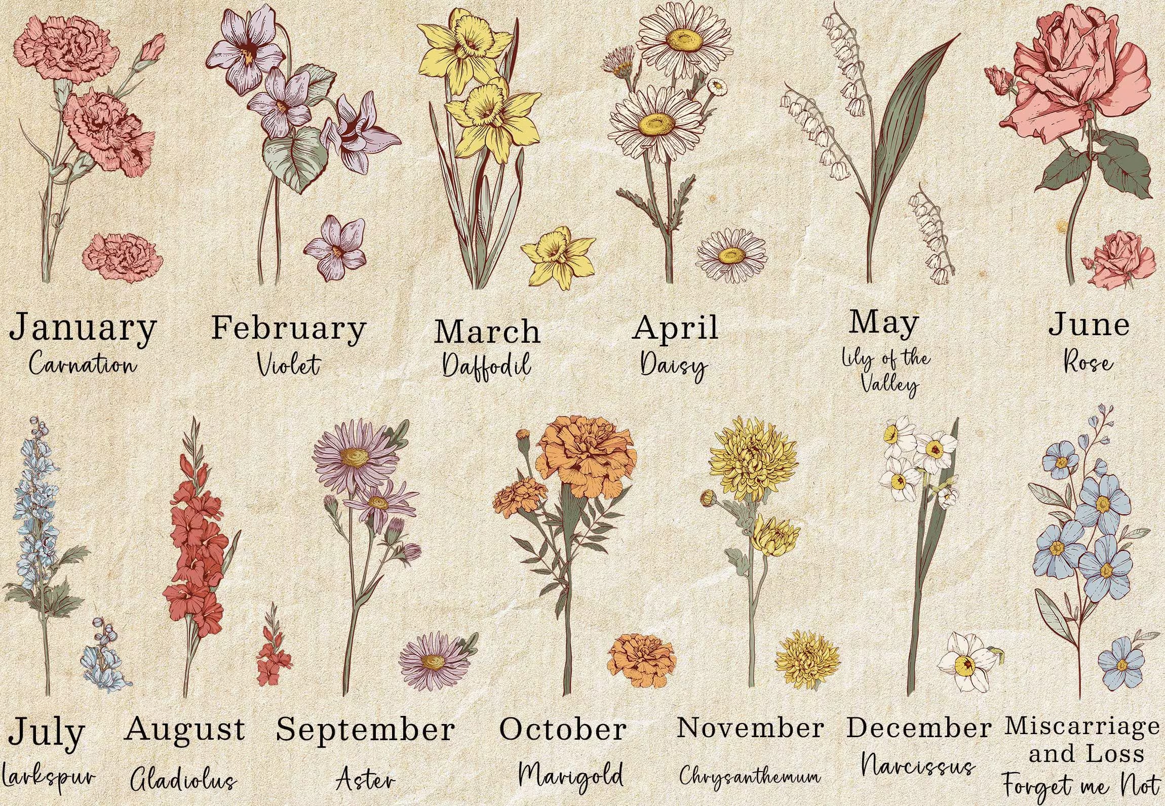 Personalized Name And Birthday Month Flower Teacher Sleeve Print Sweatshirt