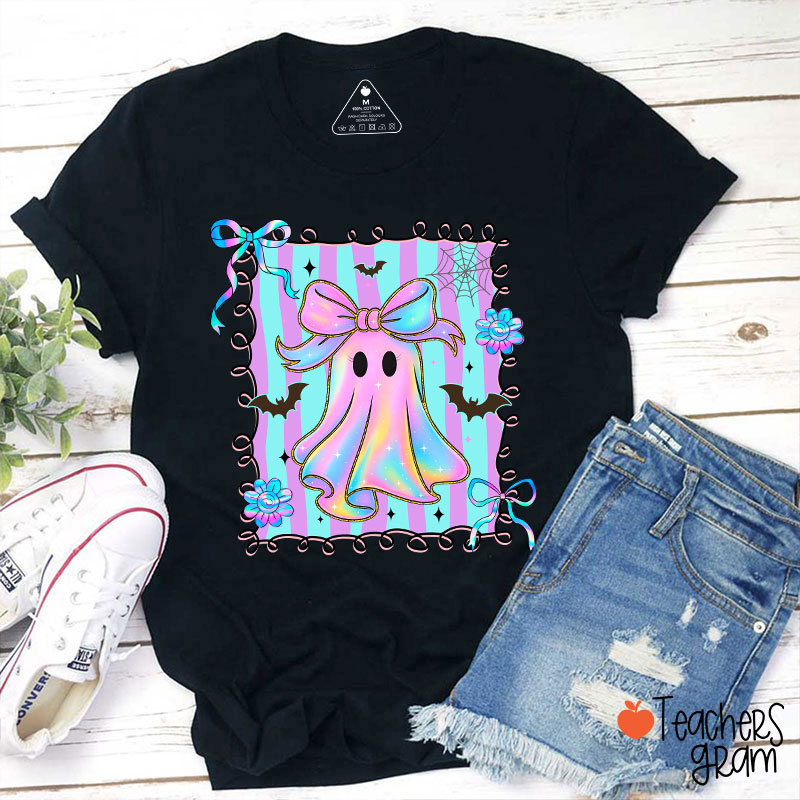 Neon Ghost Teacher T-Shirt