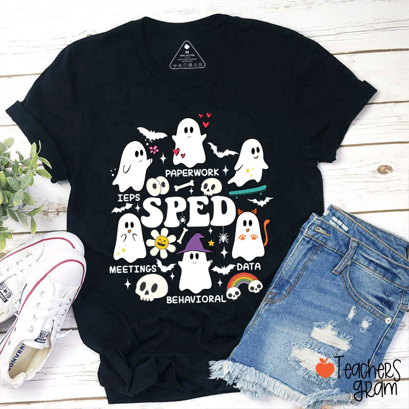 Special Education Halloween SPED Teacher T-Shirt