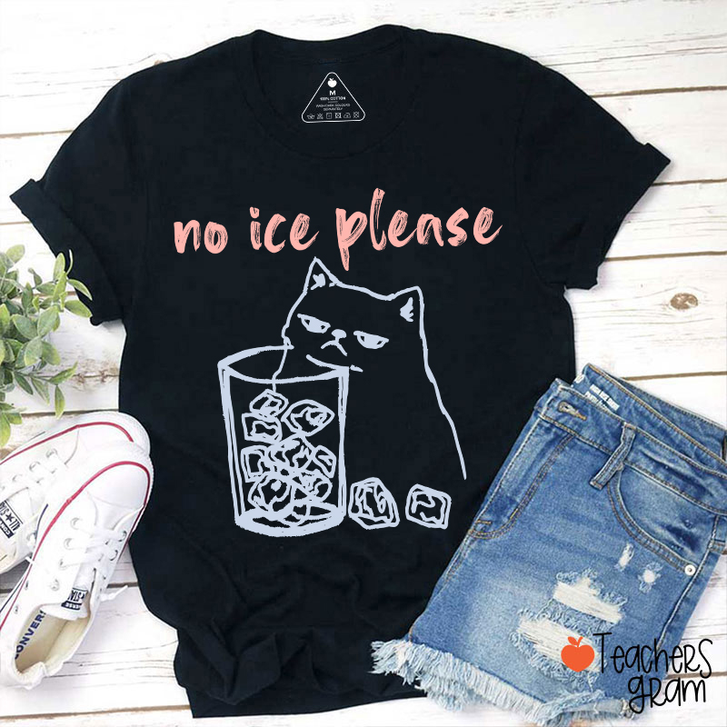 No Ice Please Teacher T-Shirt
