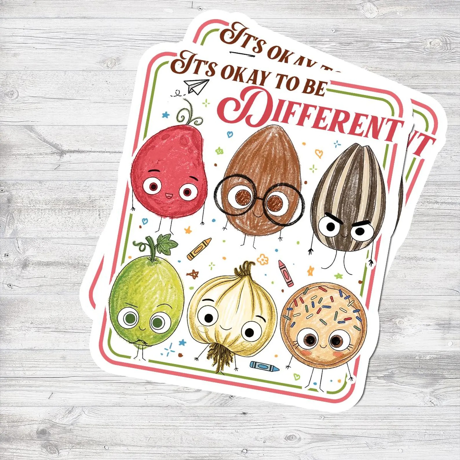 It's Okay To Be Different Teacher Stickers