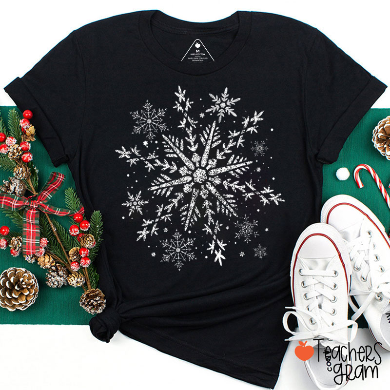 Winter Snowflake Teacher T-Shirt