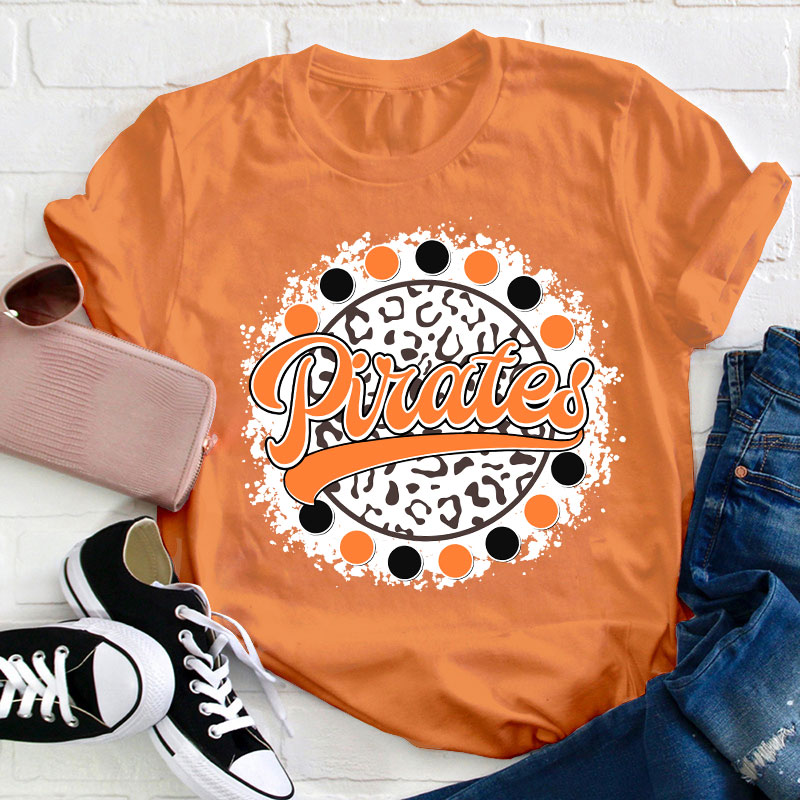 Personalized Mascot Retro Vintage Style Teacher T-Shirt