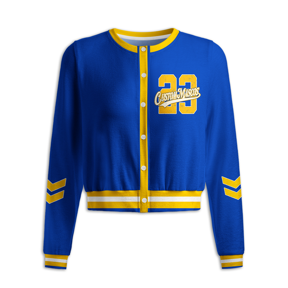 Personalized Mascot Retro Sport Team Name Number Teacher Ugly Cardigan Sweaters