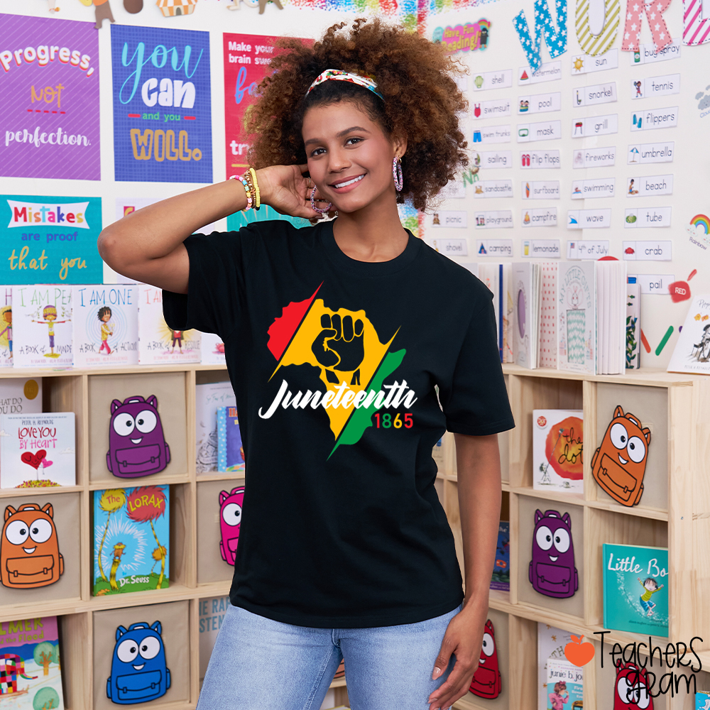 Black History  Juneteenth Teacher T-Shirt