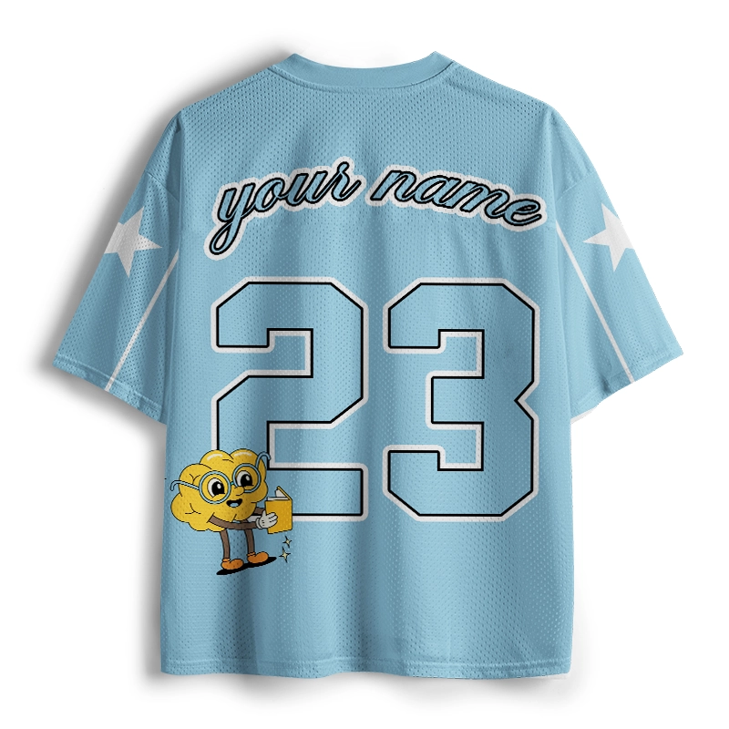 Personalized Name And Number Read Book Teacher Mesh Jersey