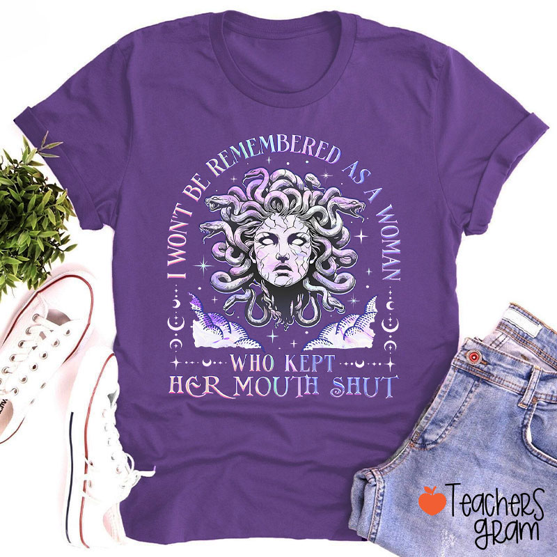 Medusa Feminist Teacher T-Shirt