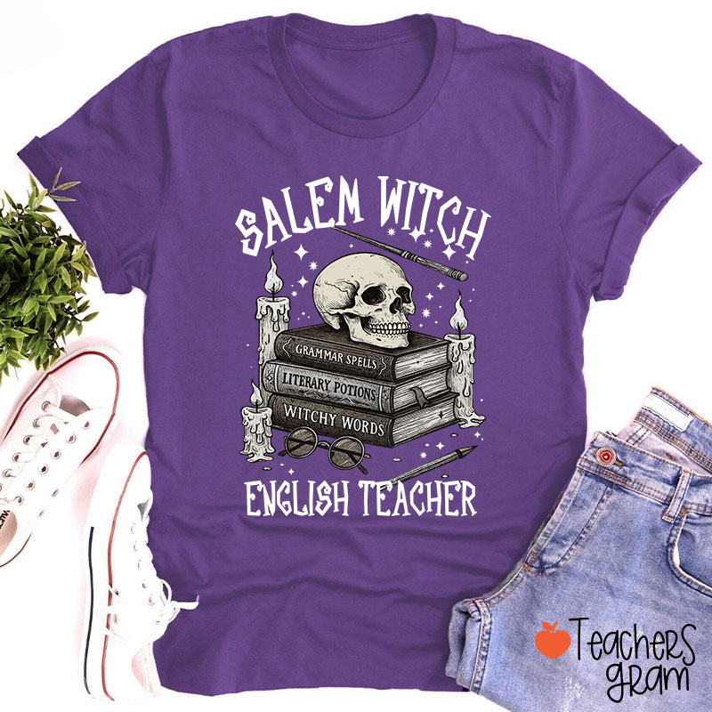 Salem Witch English Teacher Teacher T-Shirt