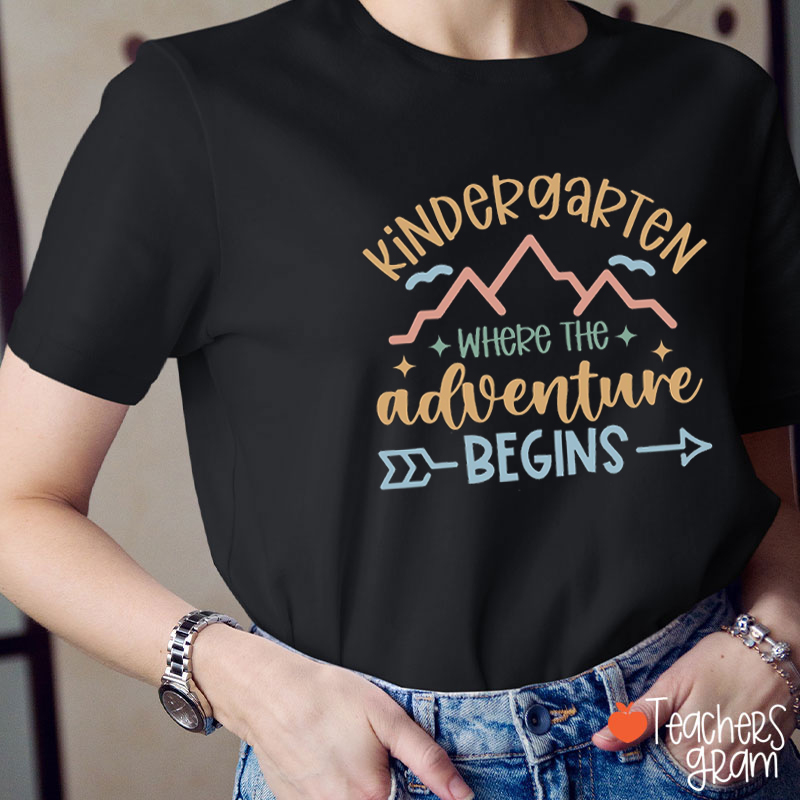 Personalized My Class Is Where The Adventure Begins Teacher T-Shirt