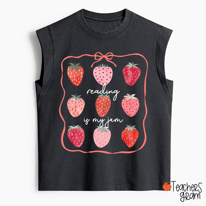 Personalized Grade You Are My Jam Teacher Washed Tank Top