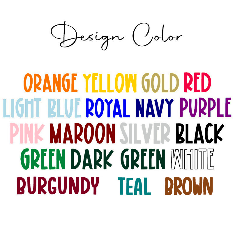 Personalized Mascot Glitter School Spirit