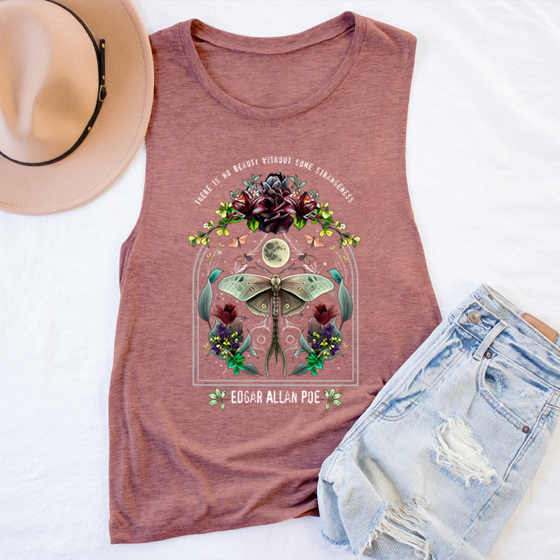 There Is No Beauty Without Some Strangeness Teacher Tank Top