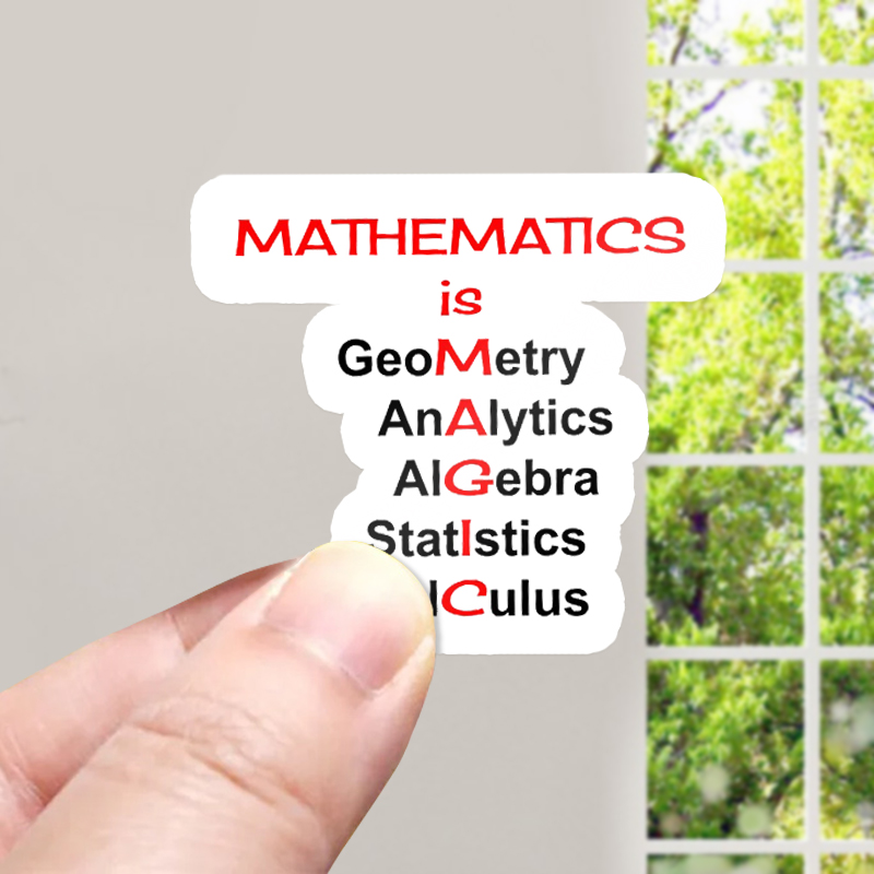 Mathematics Is Magic Math Teacher Stickers