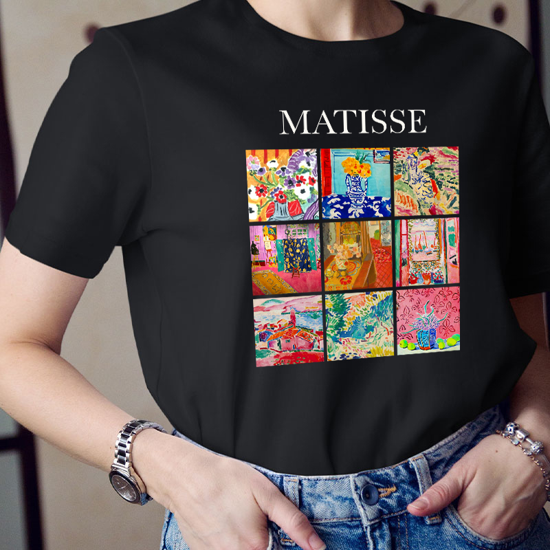 Minimalist Art Design Teacher T-Shirt