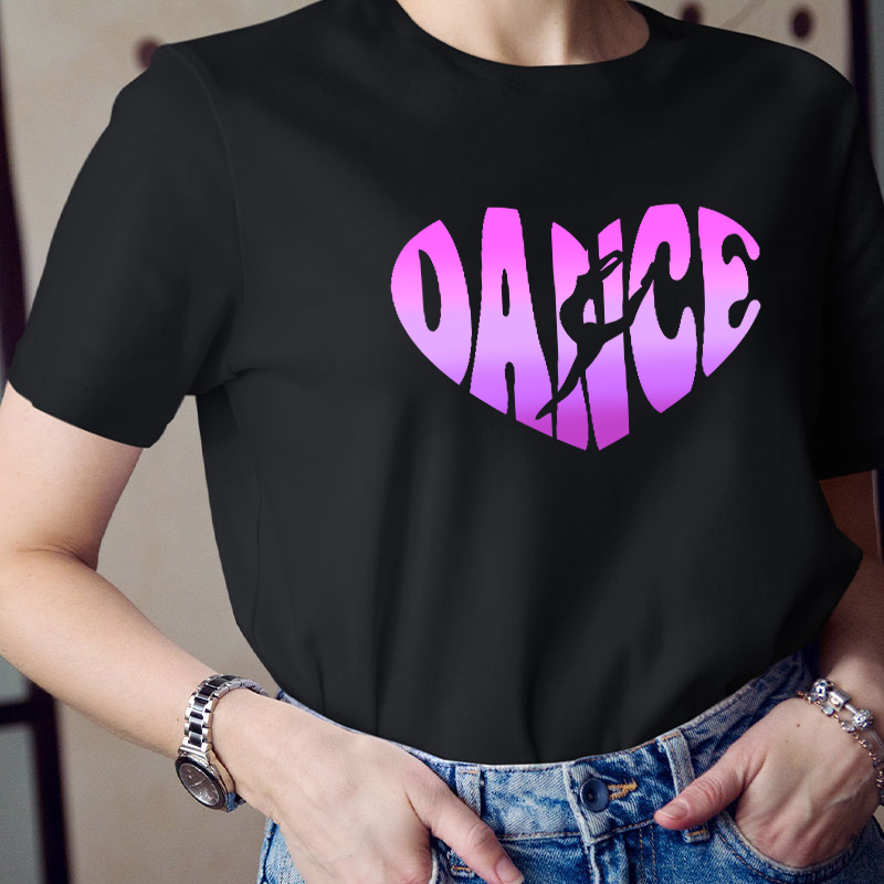 Purple Laser Dance Teacher T-Shirt
