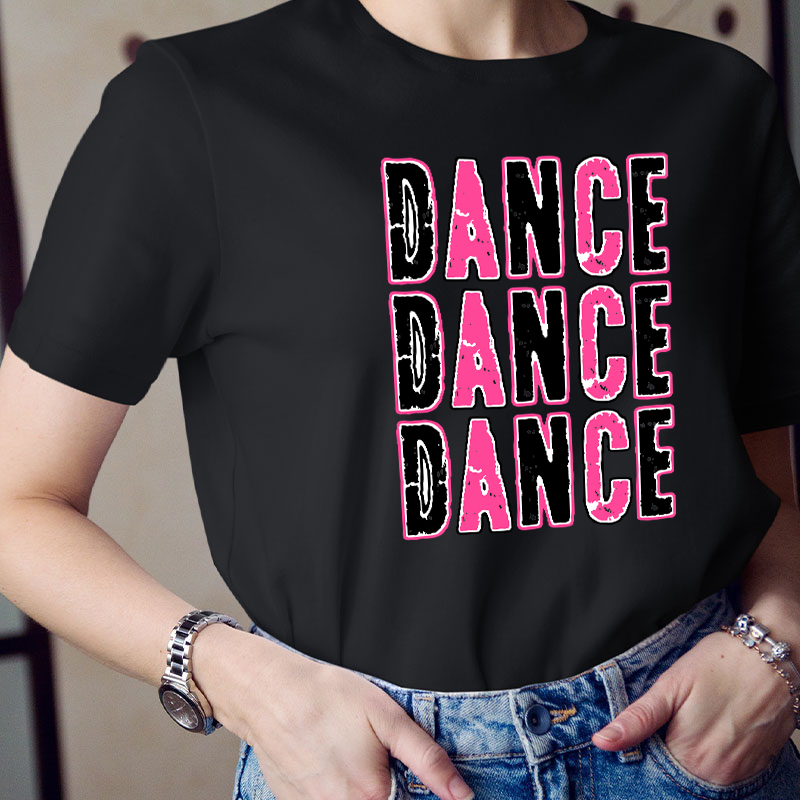 Dance Hot Pink Teacher T-Shirt