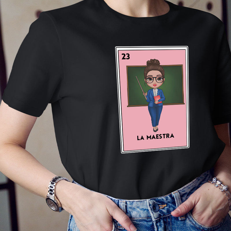 La Maestra Bilingual  Spanish Teacher T-Shirt