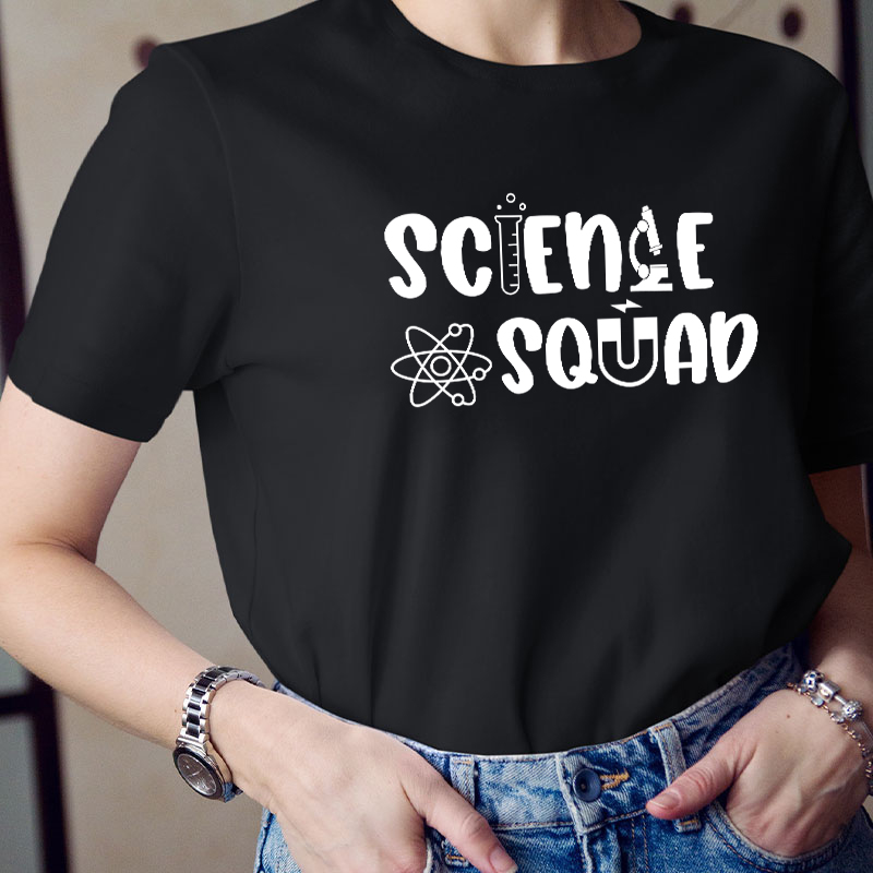 Funny Science Teacher Squad Teacher T-Shirt