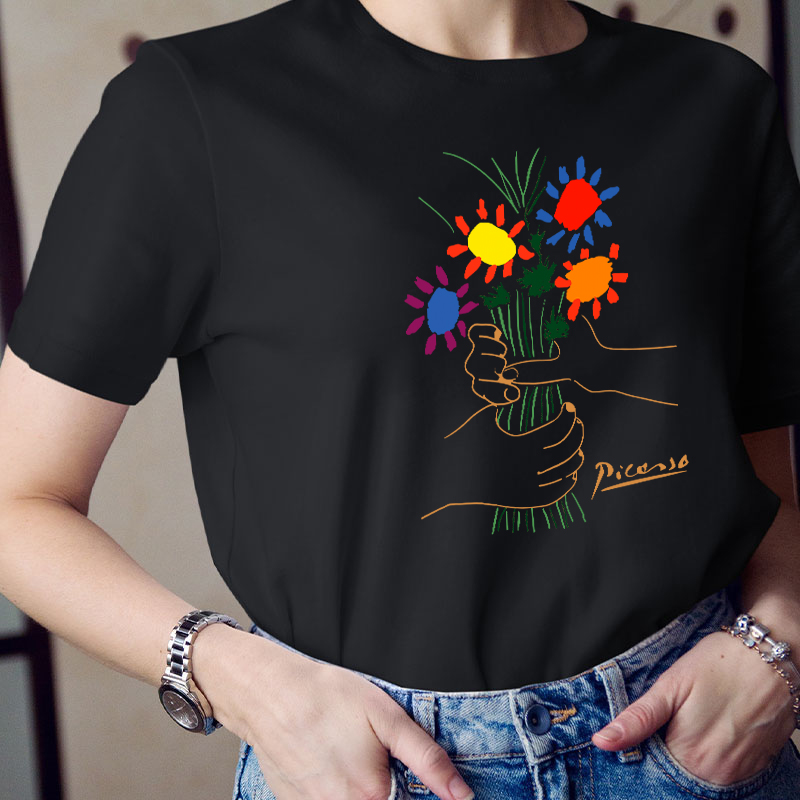 A Bouquet Of Flowers Teacher T-Shirt