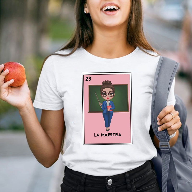 La Maestra Bilingual  Spanish Teacher T-Shirt