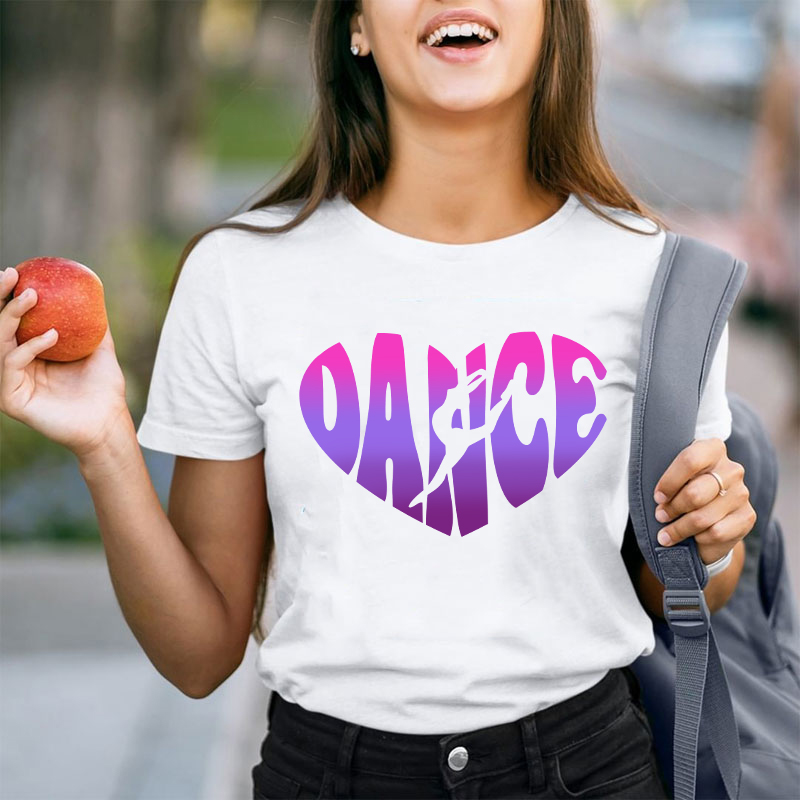 Purple Laser Dance Teacher T-Shirt