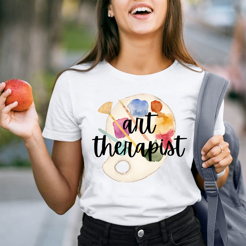 Art Therapiat Teacher T-Shirt